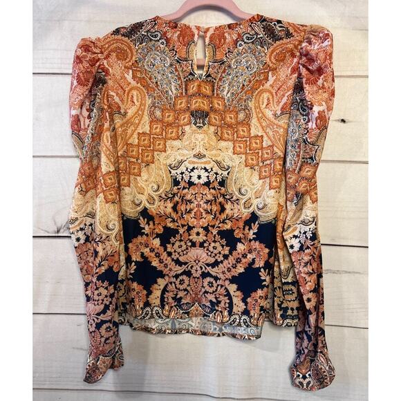 Flying Tomato Long Sleeve Top Size LG Boehmian Lightweight - Picture 2 of 5